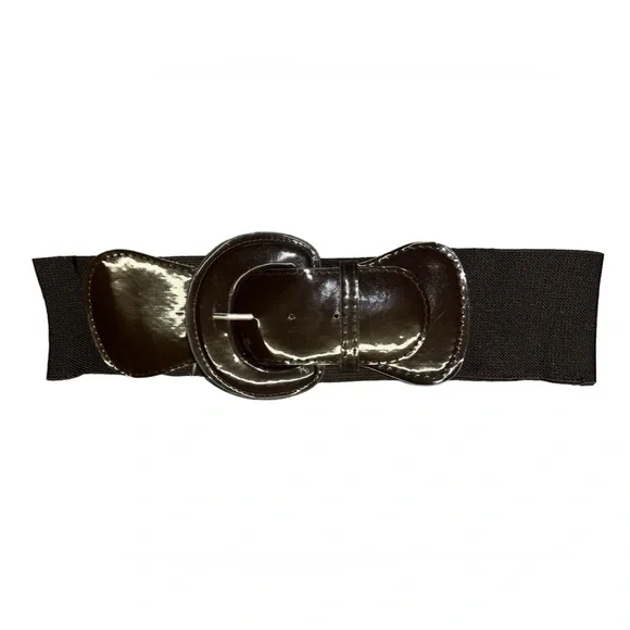 4 Four Black Belts One Size Small medium Adjustable Statement pieces over sized - Picture 5 of 9